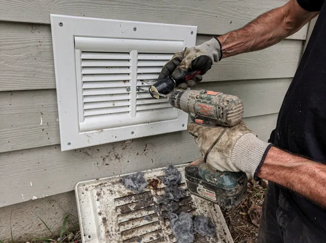 Dryer Vent Cover Replacement in Compton