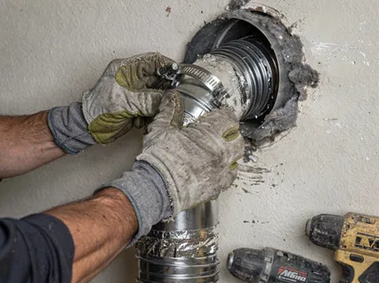 Dryer Vent Hose Installation in Compton