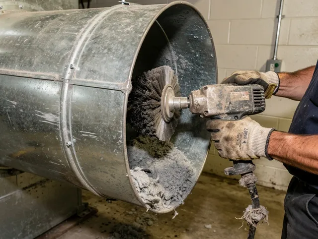 Industrial-grade dryer vent cleaning by Compton Dryer Vent Cleaning in Compton