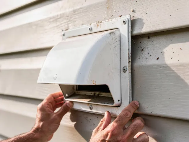 Compton Dryer Vent Cleaning technician delivering thorough residential dryer vent cleaning service in Compton